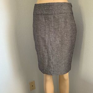 NEW Banana Republic Blue/grey Linen blend Skirt